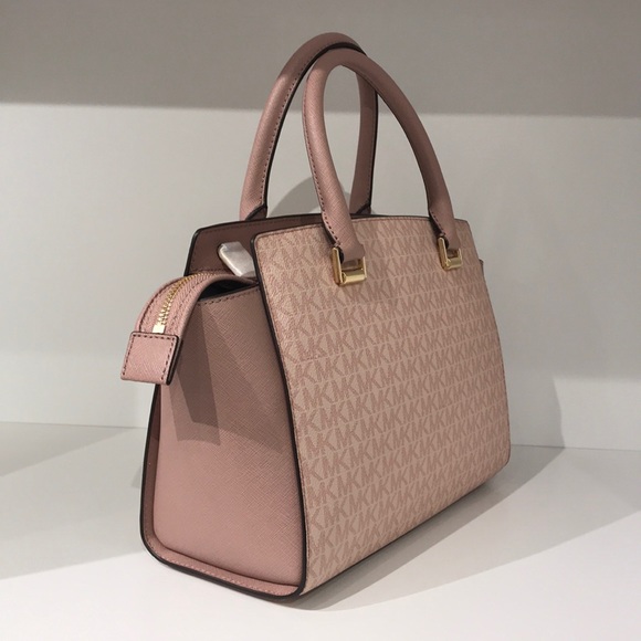 3 pc Michael Kors Set  Selma bag pig wallet - Picture 3 of 7